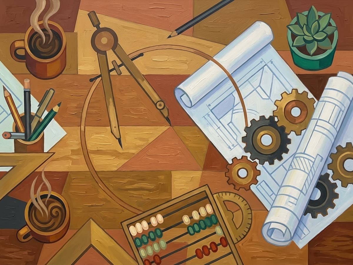 Educação brasileira — pintura cubista